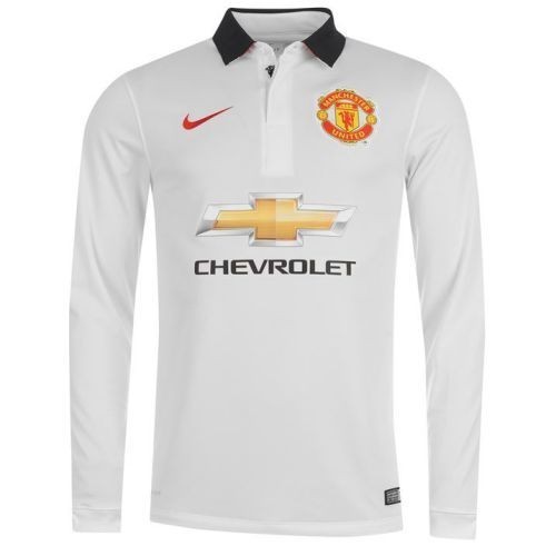 Футбольная футболка Манчестер Юнайтед Гостевая 2014 2015 лонгслив L(48)